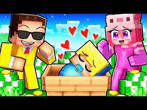Baby Ukri wird von einer REICHEN FAMILIE adoptiert Traurige Geschichte in Minecraft!