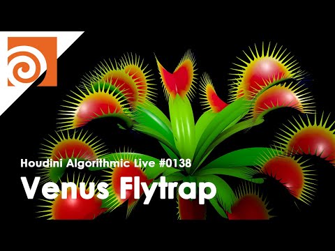 Houdini Algorithmic Live #138 - Venus Flytrap