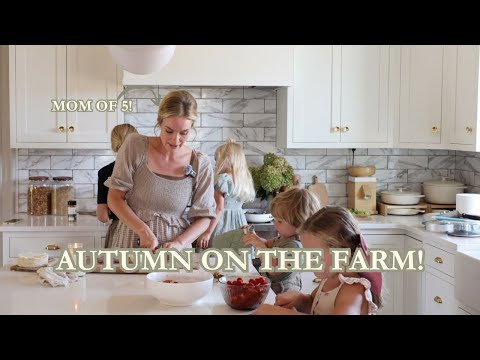 A Busy Autumn Day At Home