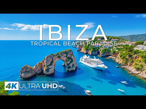 [4K] Ibiza 2025 🇪🇸 Majestic Sunsets & Crystal Clear Waters Aerial Views   Wonder Places 4K