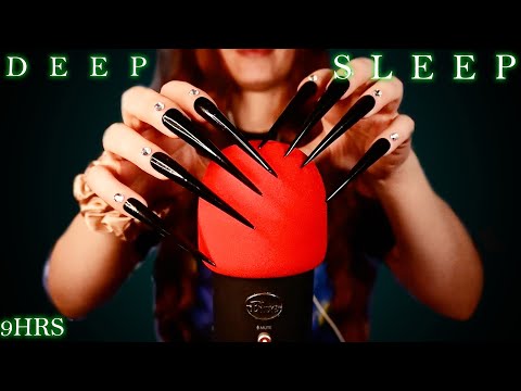 ASMR Mic Scratching & Tapping (No Talking) Mic Changes Every Minute! - 9 Hours NO MIDROLL ADS