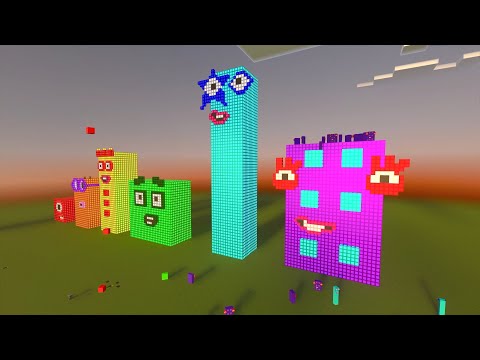 1 to 20 Learn to Count Math for Kids Building Numberblocks