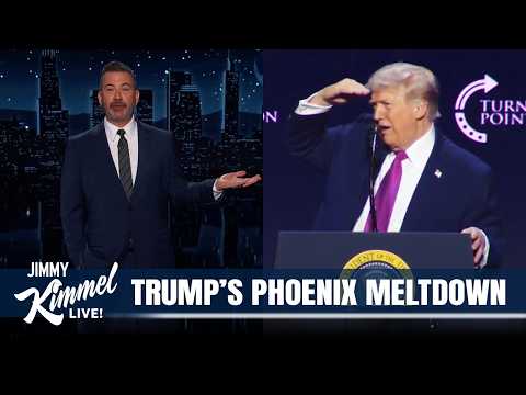 Trump’s Phoenix Meltdown: Lies, Pyro, and a MAGA Reality Break | Jimmy Kimmel