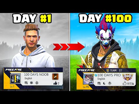 100 Days NOOB to PRO I'd!