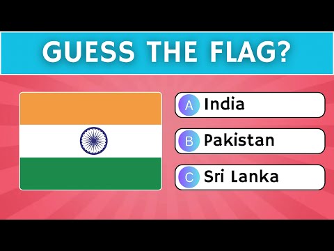 🚩 Guess the Country by the Flag Quiz 🌍 | Can you guess 100 Flags? | Flag Quiz