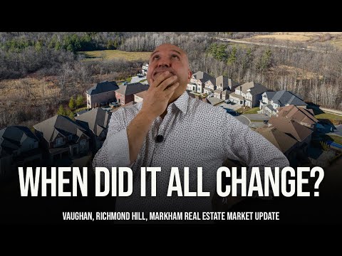 When Did It All Change? (York Region Real Estate Market Update)