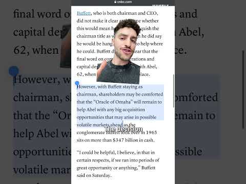 Billionaire Warren Buffett's CEO Era Comes to an End