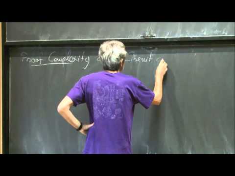 Proof complexity - an introduction - Avi Wigderson