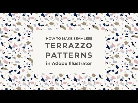 How to create seamless terrazzo patterns in Illustrator