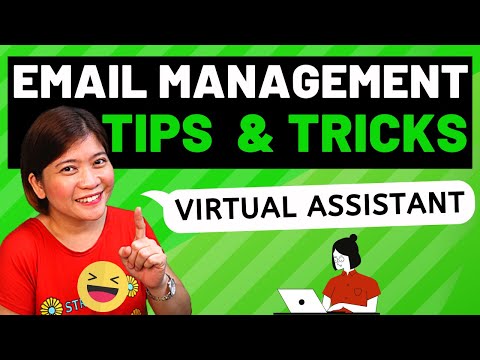 HOW TO DO EMAIL MANAGEMENT | VIRTUAL ASSISTANT TIPS & TRICKS | BEGINNERS GUIDE