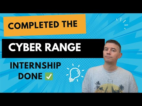 How I Completed the Cyber Range