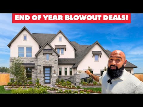 End Of Year BLOWOUT DEALS On New Houston Homes!