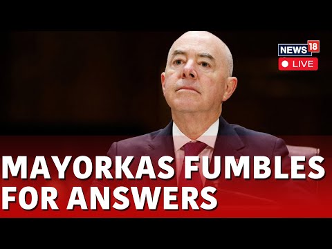 Alejandro Mayorkas Live | Mayorkas Fumbles For Answers In Impeachment Trial LIVE | News18 Live| N18L