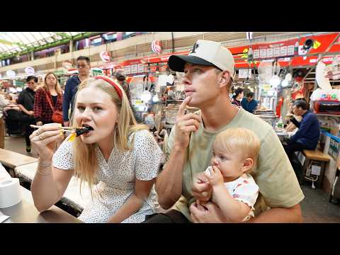 Eating at Street Markets In South Korea!