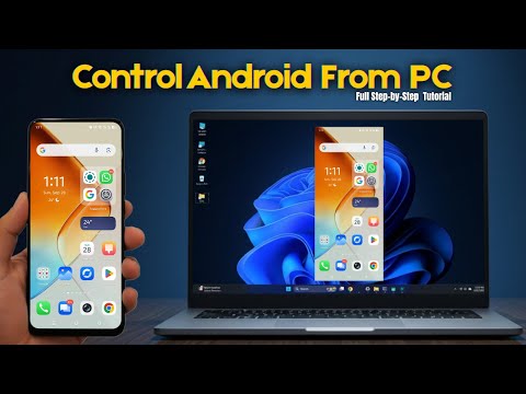 How to Control Android Phone from a PC or Laptop [USB & WiFi] | Share / Mirror Android Screen to PC