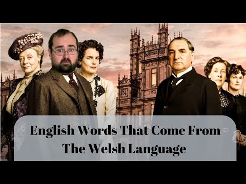 English words that come from the Welsh language