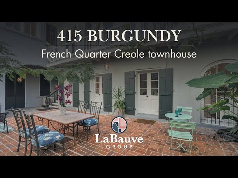 Inside a Restored French Quarter Gem | 415 Burgundy Street New Orleans Tour with Adrienne LaBauve