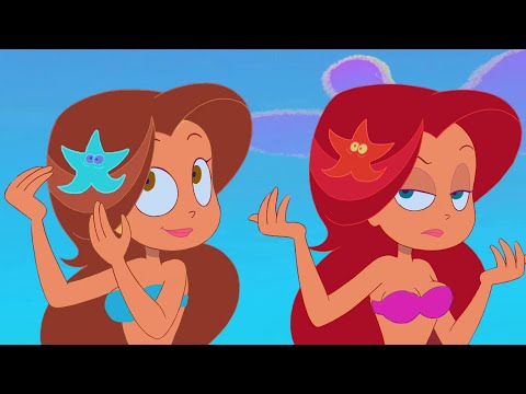 ZIG e SHARKO 🌴 Pesca de peixe grande 🎣 Zig e Sharko Brasil | Desenho Animado em portuguêss