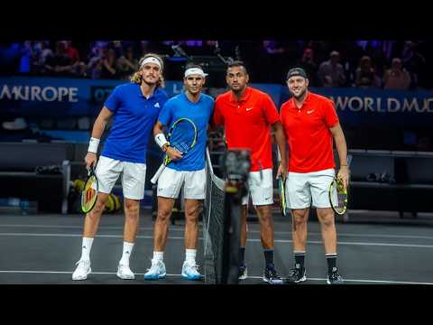 Tennis CRAZIEST Doubles Match You've NEVER SEEN! (Nadal & Tsitsipas vs Nick Kyrgios)