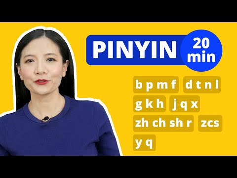 Learn Chinese Alphabet Pinyin (20 minutes) | Beginner Chinese Pronunciation Lesson