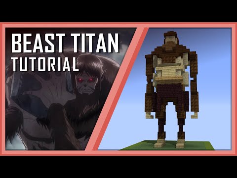 How to Build BEAST TITAN in Minecraft: Attack on Titan Tutorial