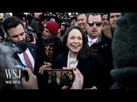 Venezuela’s Machado Says She Presented Trump With Her Nobel Prize | WSJ News