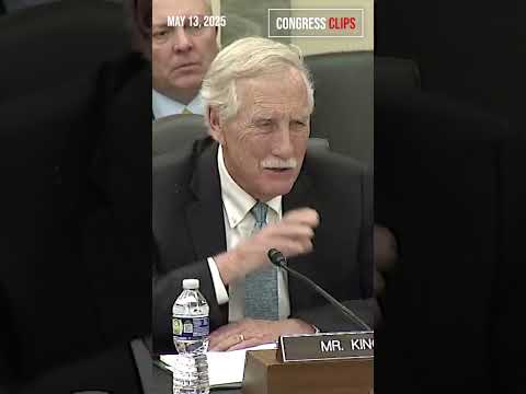 Sen. King on Trump's Golden Dome: "I'm Skeptical. I Want to be Proven Wrong"