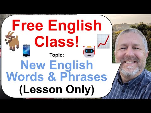 Let's Learn English! Topic: New English Words and Phrases π±ππ (Lesson Only)