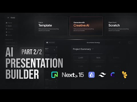 AI Presentation Builder (PART 2/2) - Nextjs 15, OpenAI, LemonSqueezy, Prisma, Clerk, Neon
