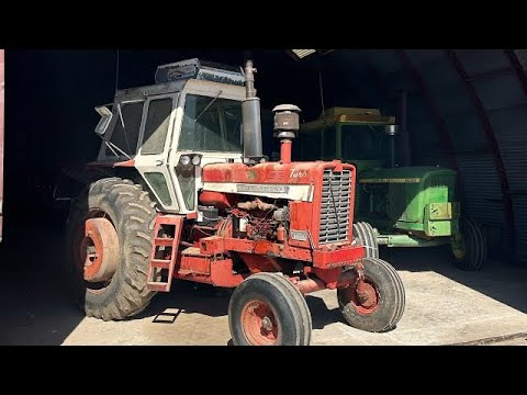 I Struck Gold!!! Will it Run?! Barn Find Forgotten IH 1456 Gold Demo!!