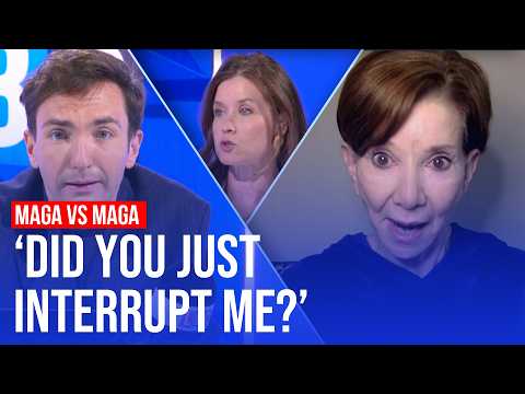 MAGA civil war breaks out live on air over Trump and Iran