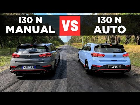 Drag Race: 2025 Hyundai i30 N (manual vs auto) – 0-100 & POV test drive