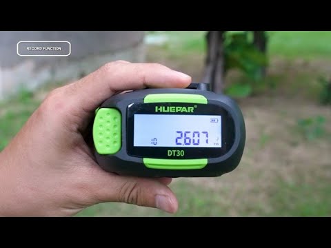 The innovatively designed digital laser tape measure Huepar DT30 use tutorial
