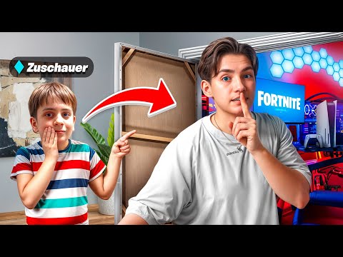 Ich baue einen geheimen Gaming Room für meinen Zuschauer! 😳