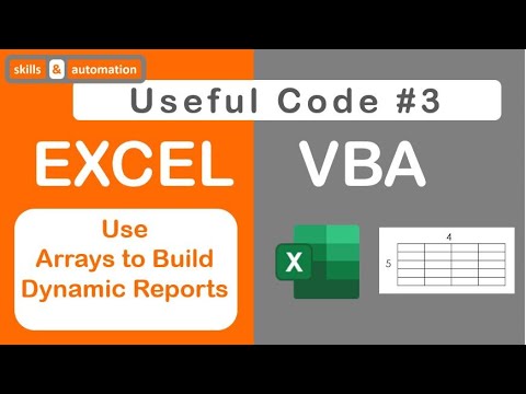 VBA: Dynamic Arrays And Dictionaries