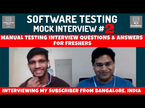 Manual Testing Interview Questions and Answers for Freshers - Manual Testing Mock Interview