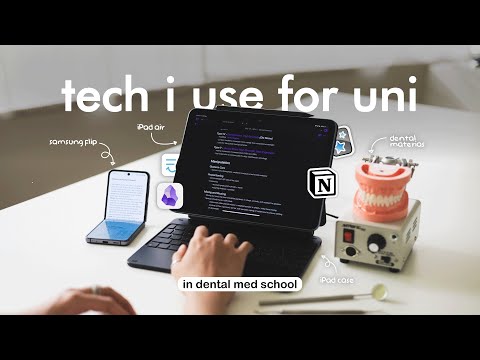 tech that i use to stay productive in dental med school | edc 2024