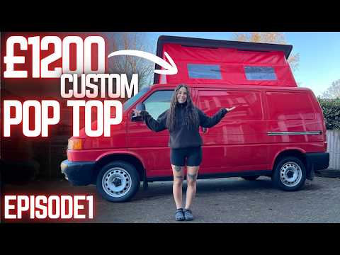 Installing CUSTOM pop top to VW Transporter | CAMPER CONVERSION