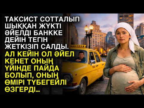 ТАКСИСТ СОТТАЛЫП ШЫҚҚАН ЖҮКТІ ӘЙЕЛДІ БАНККЕ ДЕЙІН ТЕГІН ЖЕТКІЗІП САЛДЫ. АЛ КЕЙІН ОЛ ӘЙЕЛ КЕНЕТ ОНЫҢ…