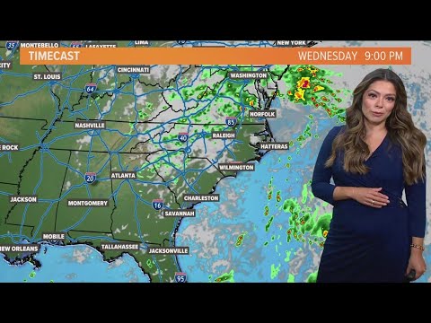 Tropical cyclone expected to hit the Carolinas today