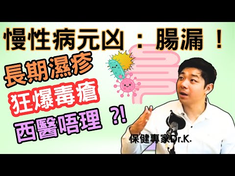 Dr. K 保健專家︱腸漏慢性病元凶︱一直醫唔好可能因為腸漏 ?︱西醫原來唔會醫 ?! - Leaky gut syndrome : the culprit of chronic diseases