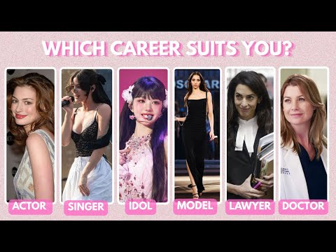 Which career suits you? ✨👩‍⚖️👩‍⚕️| personality quiz 