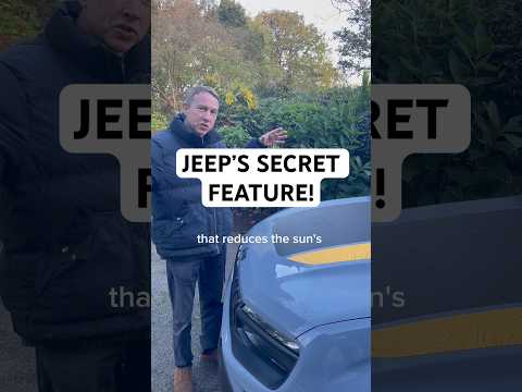 we found a SECRET FEATURE…🤫😱 #jeep #secret #car #cartok #carreview #cars #thenorthface