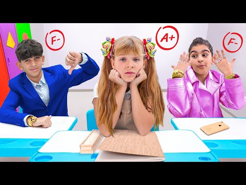 Kinder zeigen, dass Wissen in der Schule das Wichtigste ist