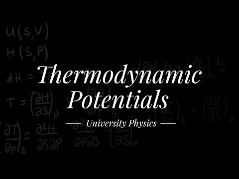 Thermodynamic Potentials - University Physics