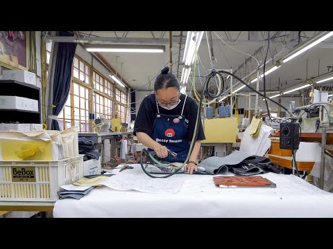 The process of making custom-made jeans. One-of-a-kind jeans tailored by artisans.