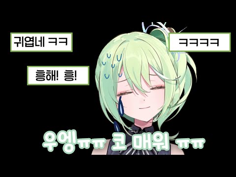 물 먹다 우는게 개쳐귀여운 욘사[리코]