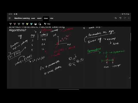 What is the difference between Parametric & Non-Parametric ML Algorithms?