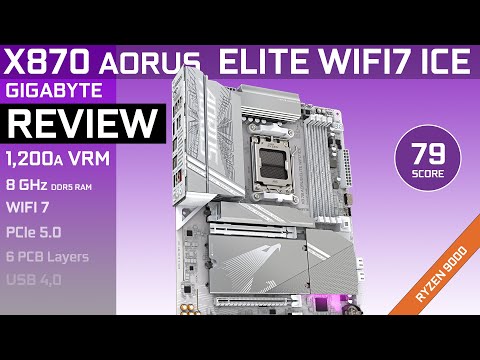 GIGABYTE X870 AORUS ELITE WIFI7 ICE: This is a game changer!