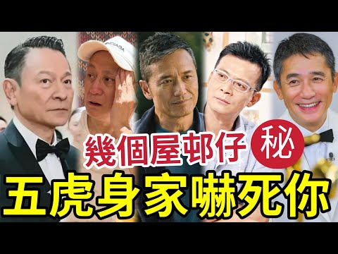 屋邨仔身家過億！無線五虎「邊個最有錢？」邊個最窮？ 一副好派打爛曬？#劉德華#湯鎮業#苗僑偉#梁朝偉#黃日華